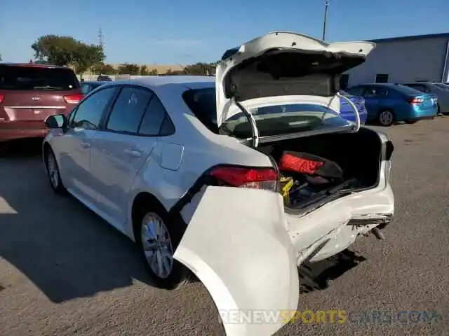 3 Photograph of a damaged car 5YFVPMAEXMP220129 TOYOTA COROLLA 2021