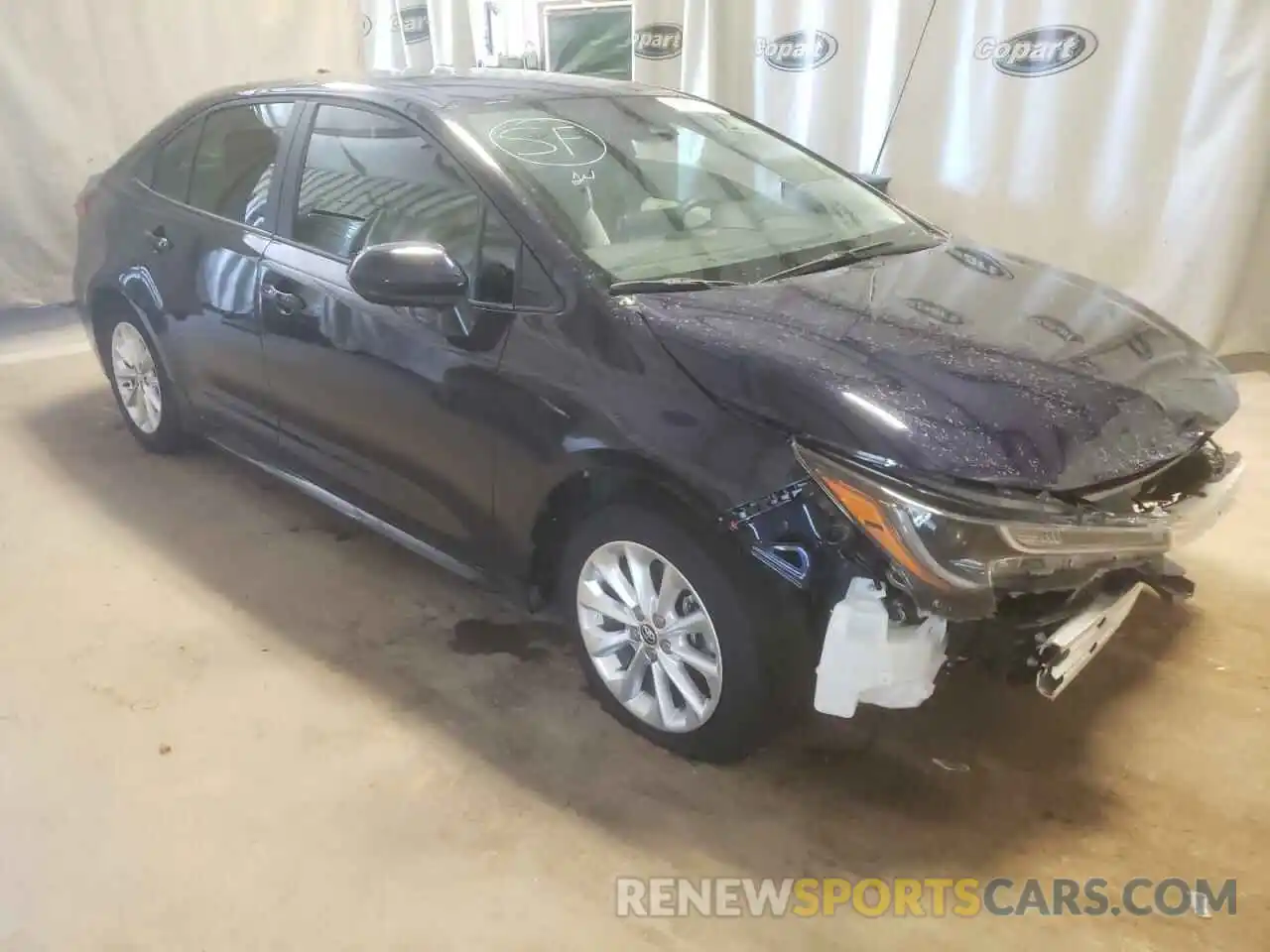 1 Photograph of a damaged car 5YFVPMAEXMP223550 TOYOTA COROLLA 2021