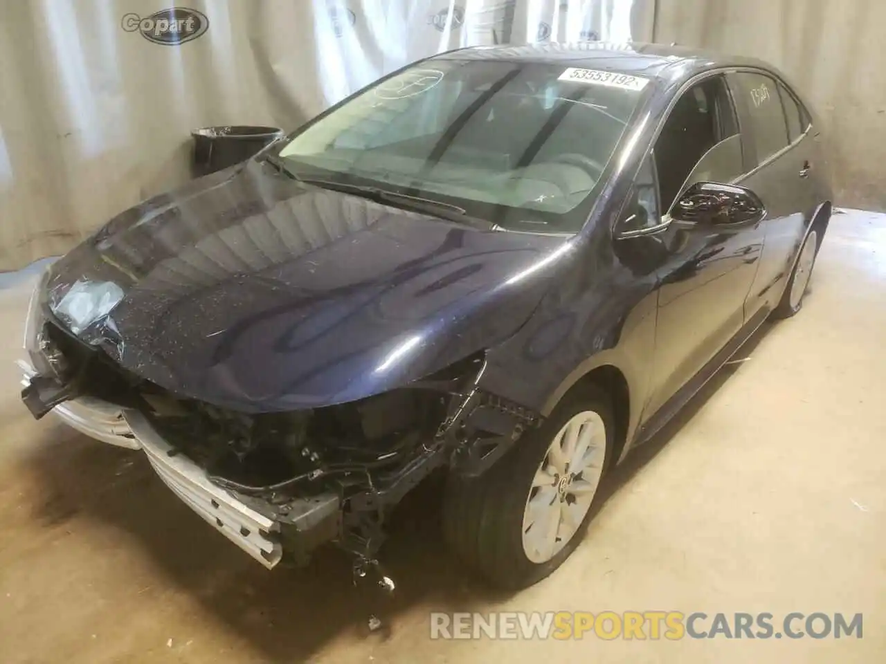 2 Photograph of a damaged car 5YFVPMAEXMP223550 TOYOTA COROLLA 2021