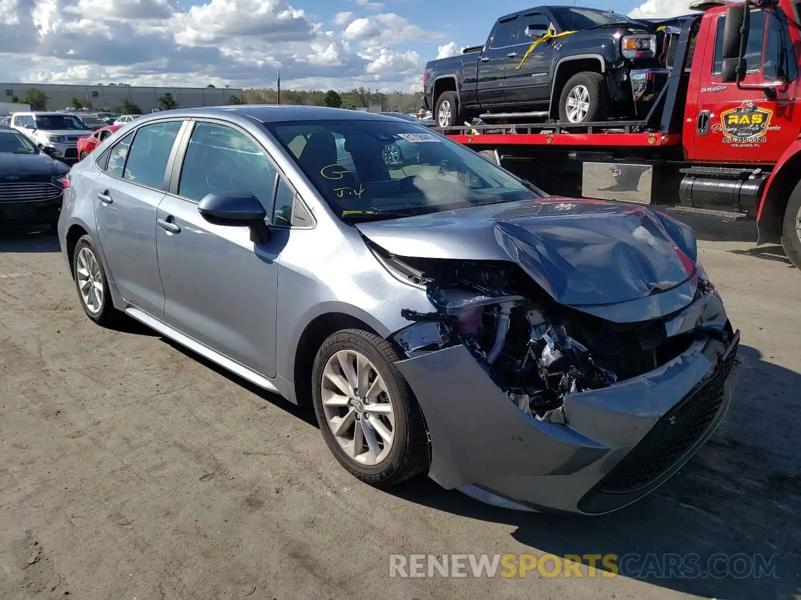 1 Photograph of a damaged car 5YFVPMAEXMP236492 TOYOTA COROLLA 2021