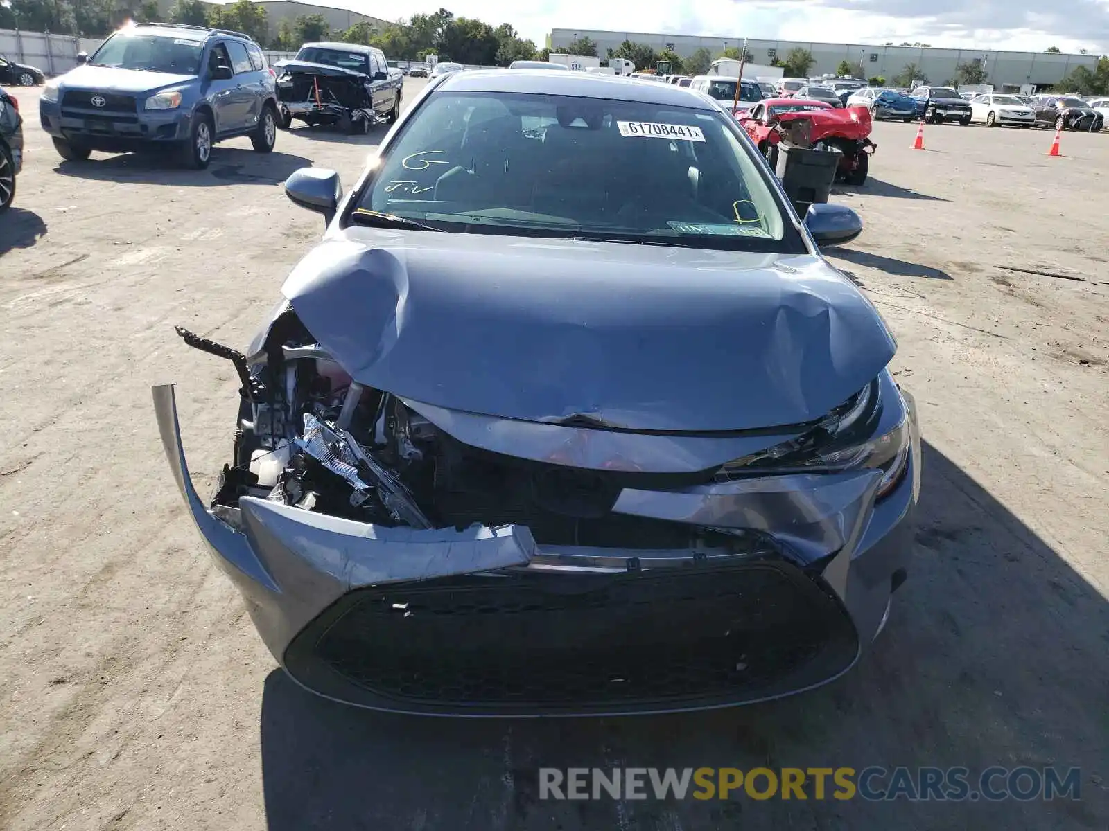 9 Photograph of a damaged car 5YFVPMAEXMP236492 TOYOTA COROLLA 2021