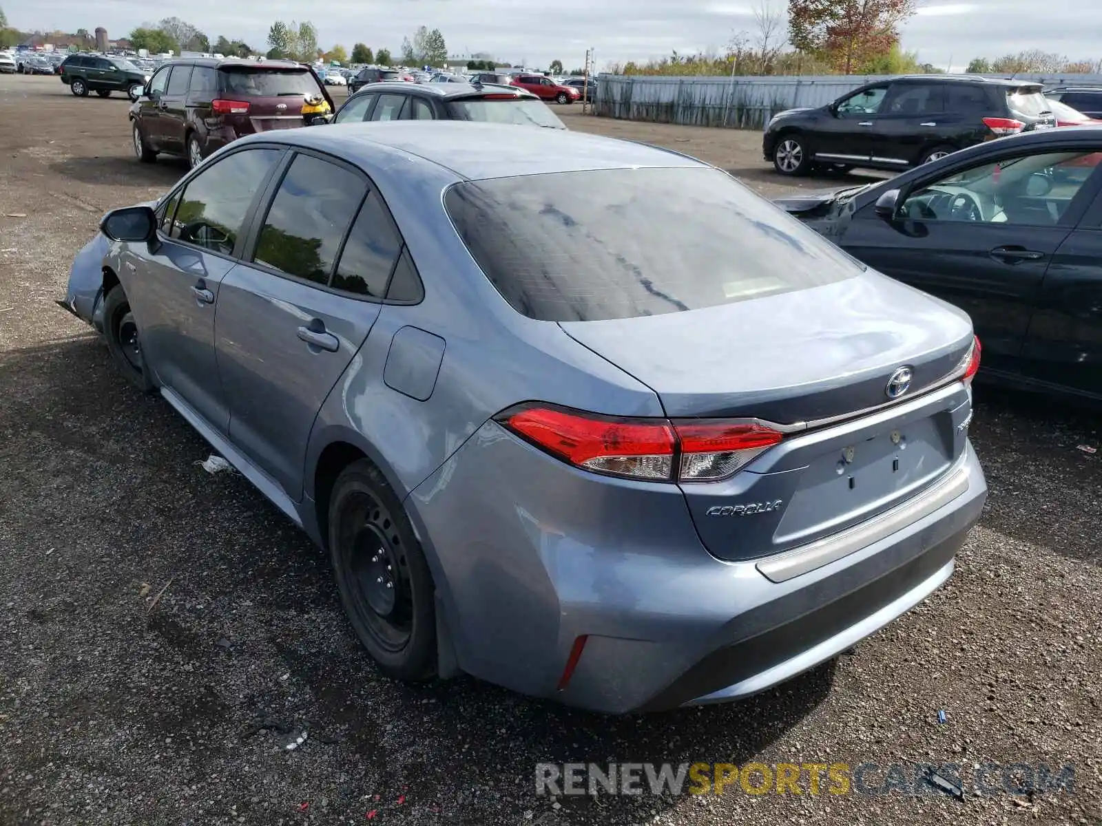 3 Photograph of a damaged car JTDBAMDE1MJ035519 TOYOTA COROLLA 2021