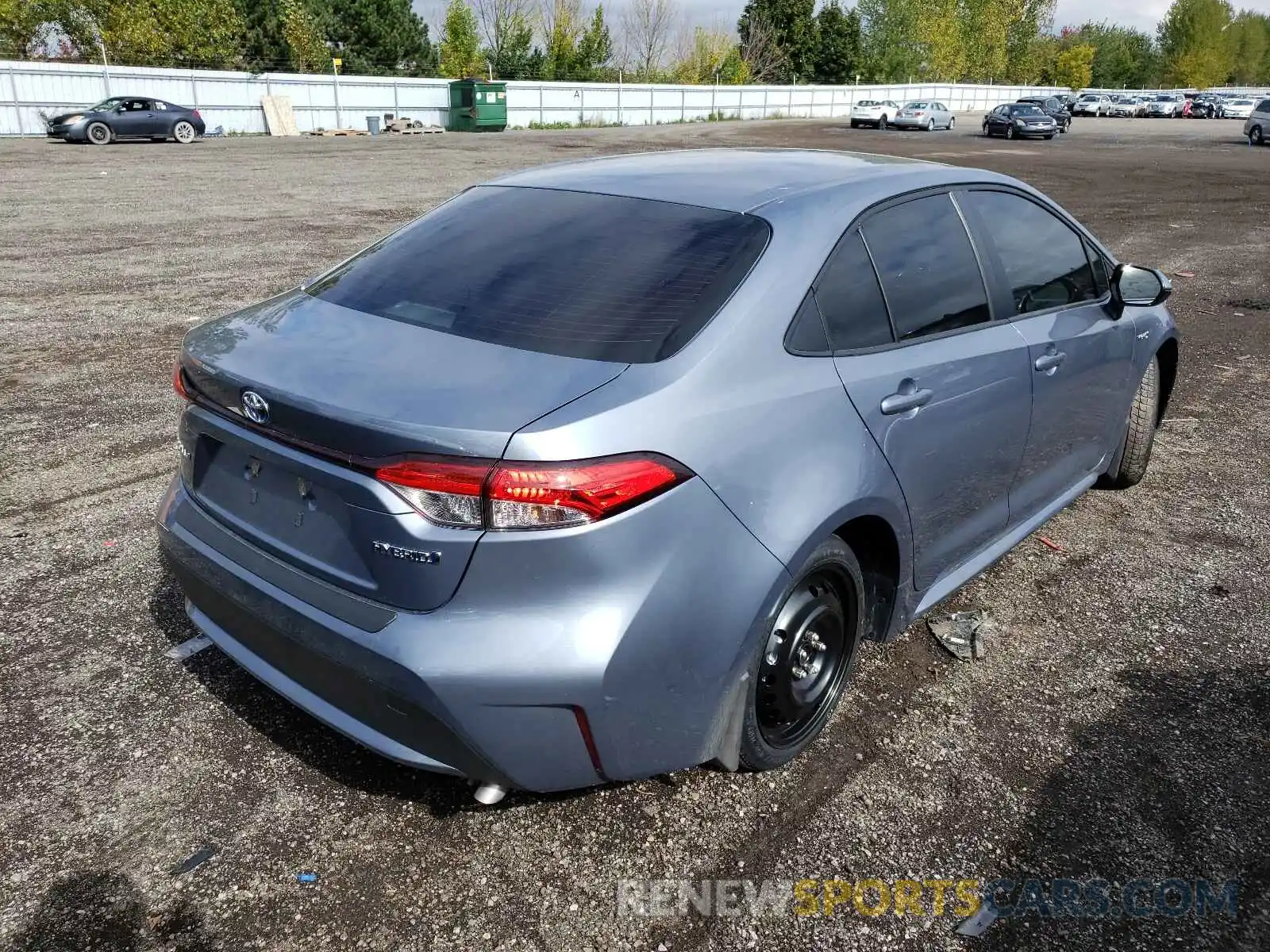 4 Photograph of a damaged car JTDBAMDE1MJ035519 TOYOTA COROLLA 2021