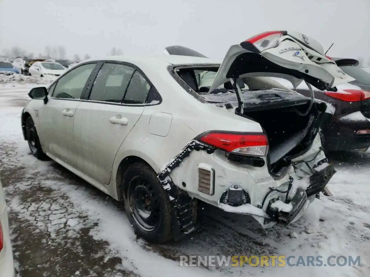 3 Photograph of a damaged car JTDBAMDE4MJ002076 TOYOTA COROLLA 2021