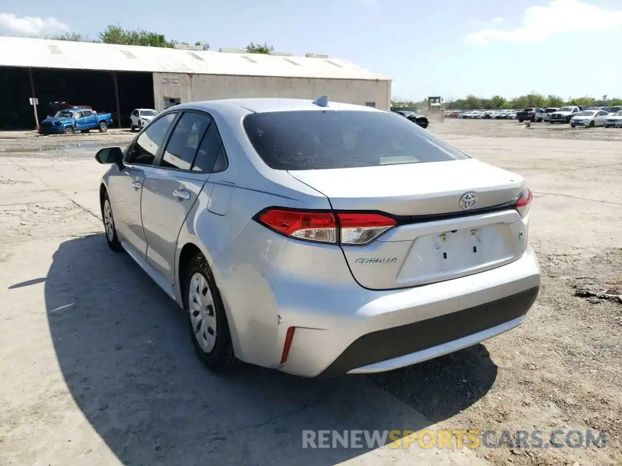 3 Photograph of a damaged car JTDDPMAE0MJ145134 TOYOTA COROLLA 2021