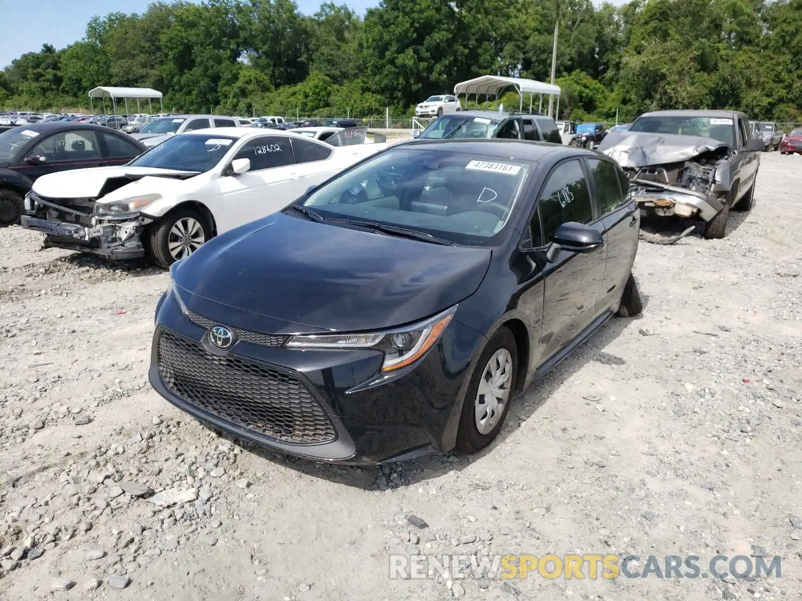 2 Photograph of a damaged car JTDDPMAE0MJ168851 TOYOTA COROLLA 2021