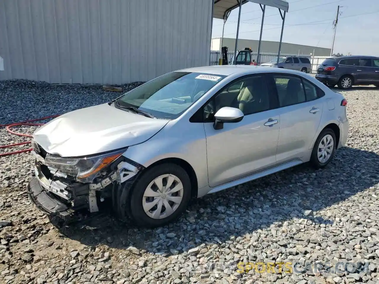 1 Photograph of a damaged car JTDDPMAE0MJ170342 TOYOTA COROLLA 2021