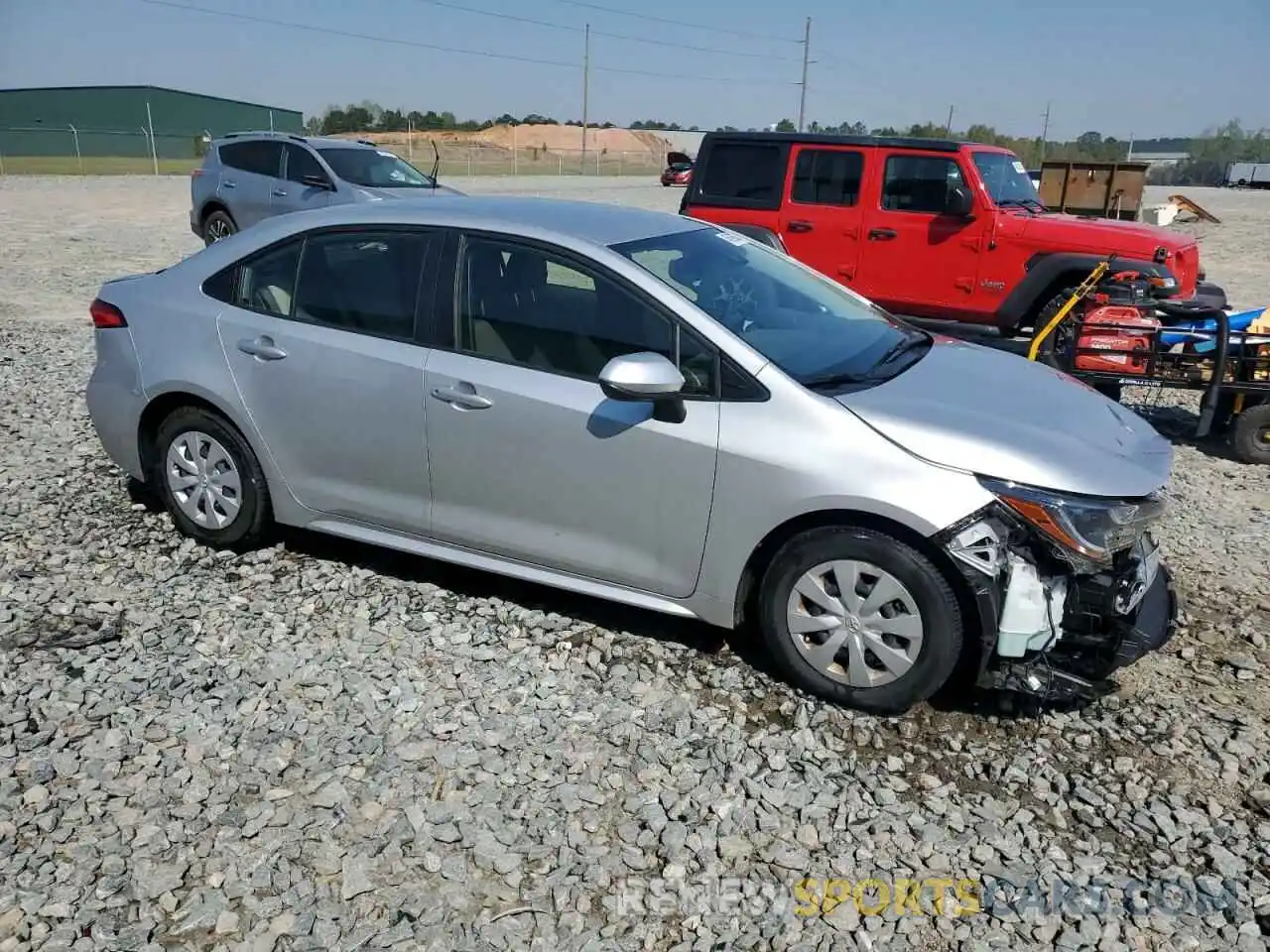 4 Photograph of a damaged car JTDDPMAE0MJ170342 TOYOTA COROLLA 2021