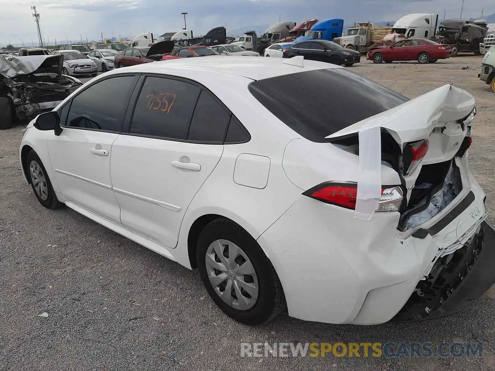 3 Photograph of a damaged car JTDDPMAE0MJ174844 TOYOTA COROLLA 2021