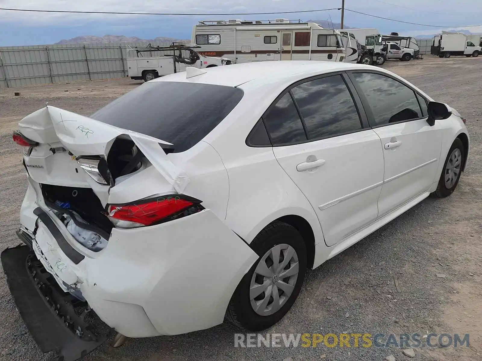 4 Photograph of a damaged car JTDDPMAE0MJ174844 TOYOTA COROLLA 2021