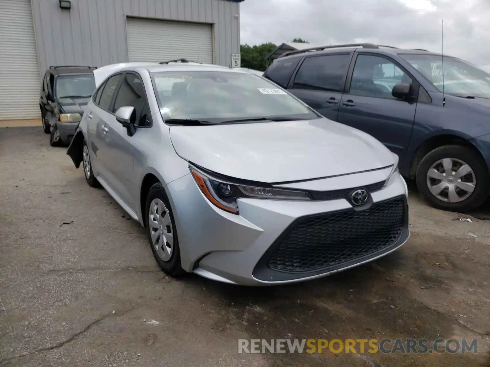 1 Photograph of a damaged car JTDDPMAE1MJ135244 TOYOTA COROLLA 2021