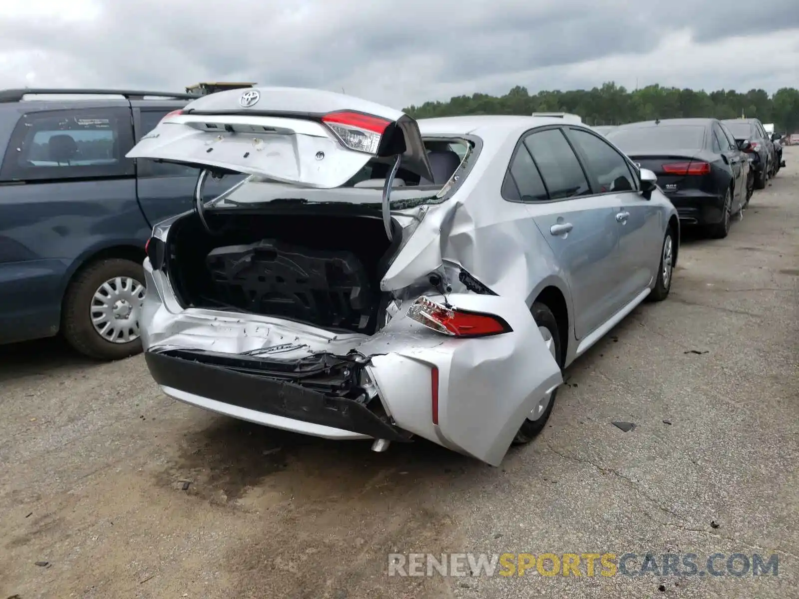 4 Photograph of a damaged car JTDDPMAE1MJ135244 TOYOTA COROLLA 2021