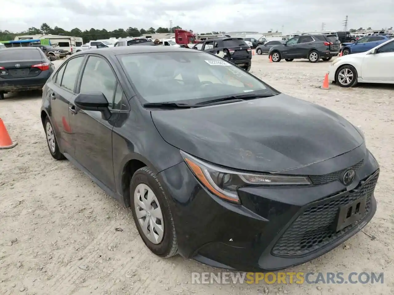 1 Photograph of a damaged car JTDDPMAE1MJ172116 TOYOTA COROLLA 2021