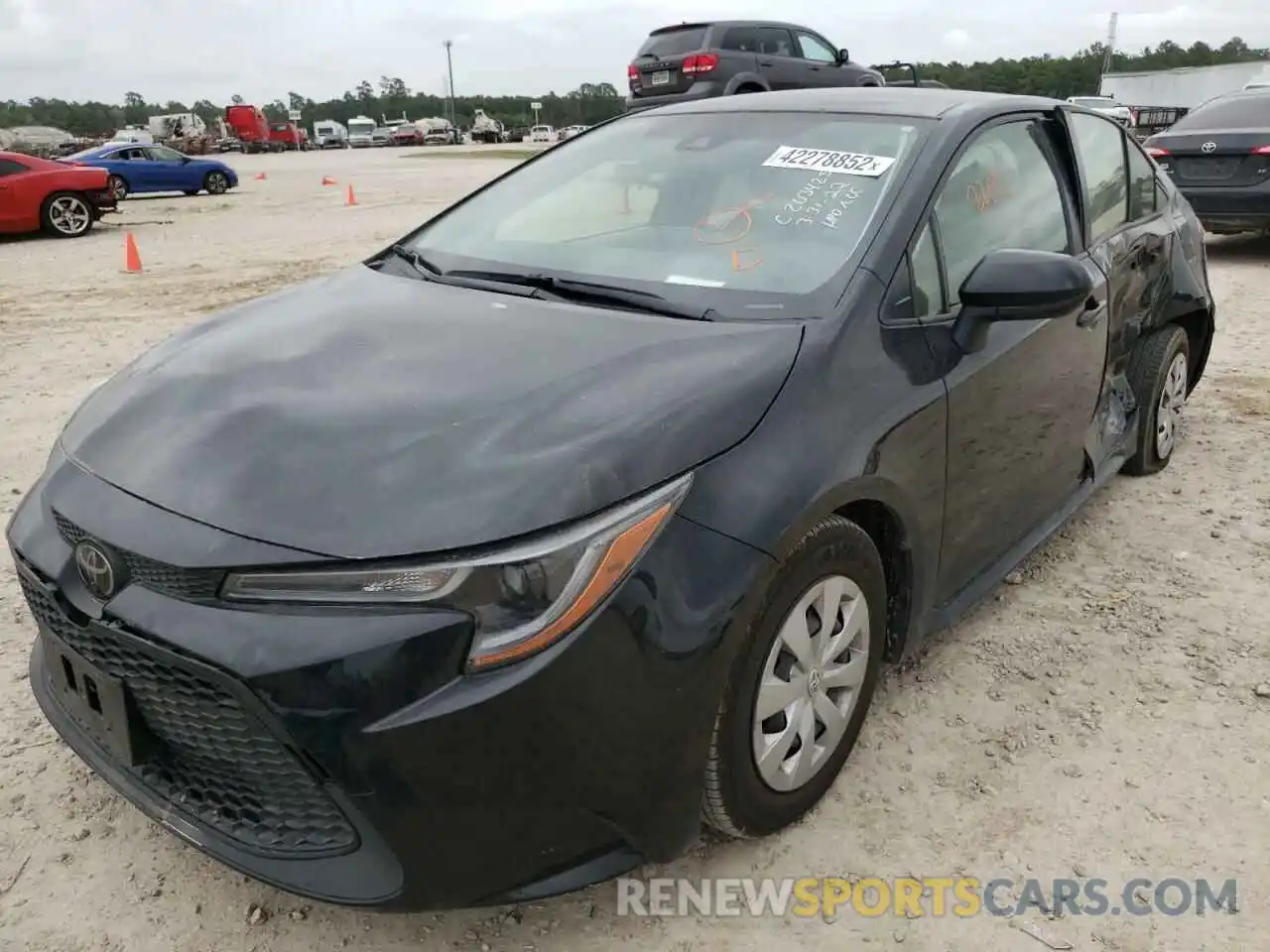 2 Photograph of a damaged car JTDDPMAE1MJ172116 TOYOTA COROLLA 2021