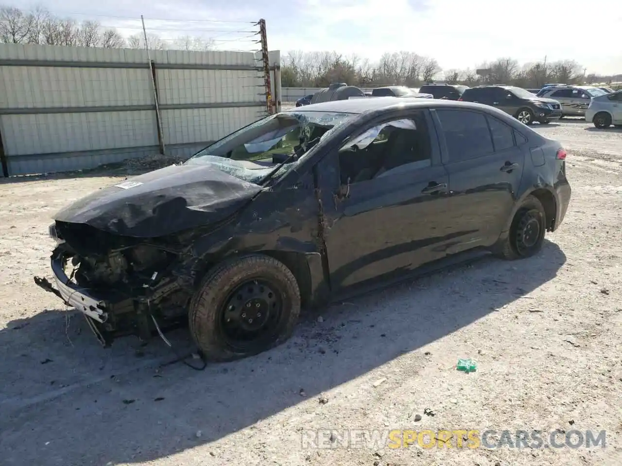 1 Photograph of a damaged car JTDDPMAE2MJ123605 TOYOTA COROLLA 2021