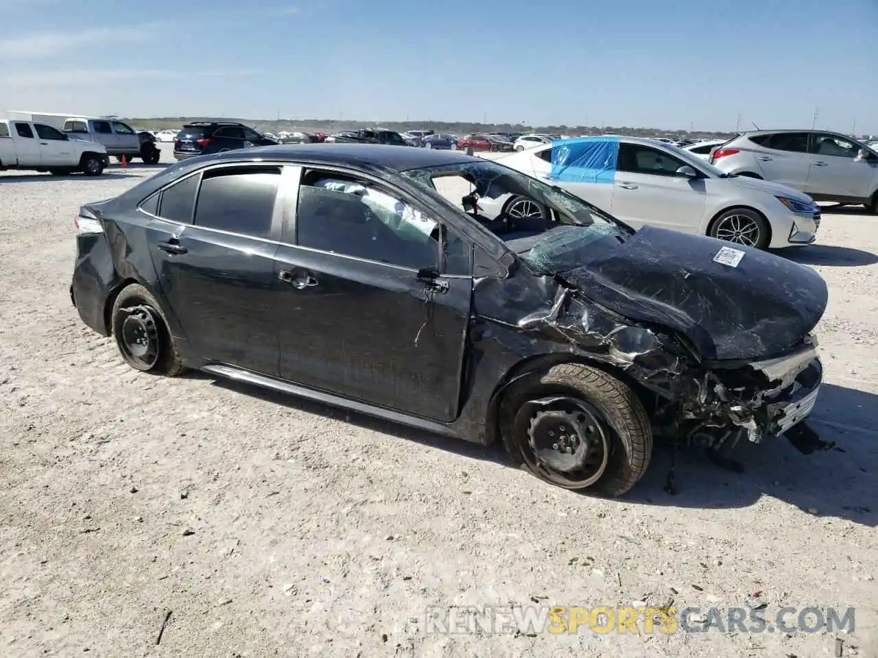 4 Photograph of a damaged car JTDDPMAE2MJ123605 TOYOTA COROLLA 2021