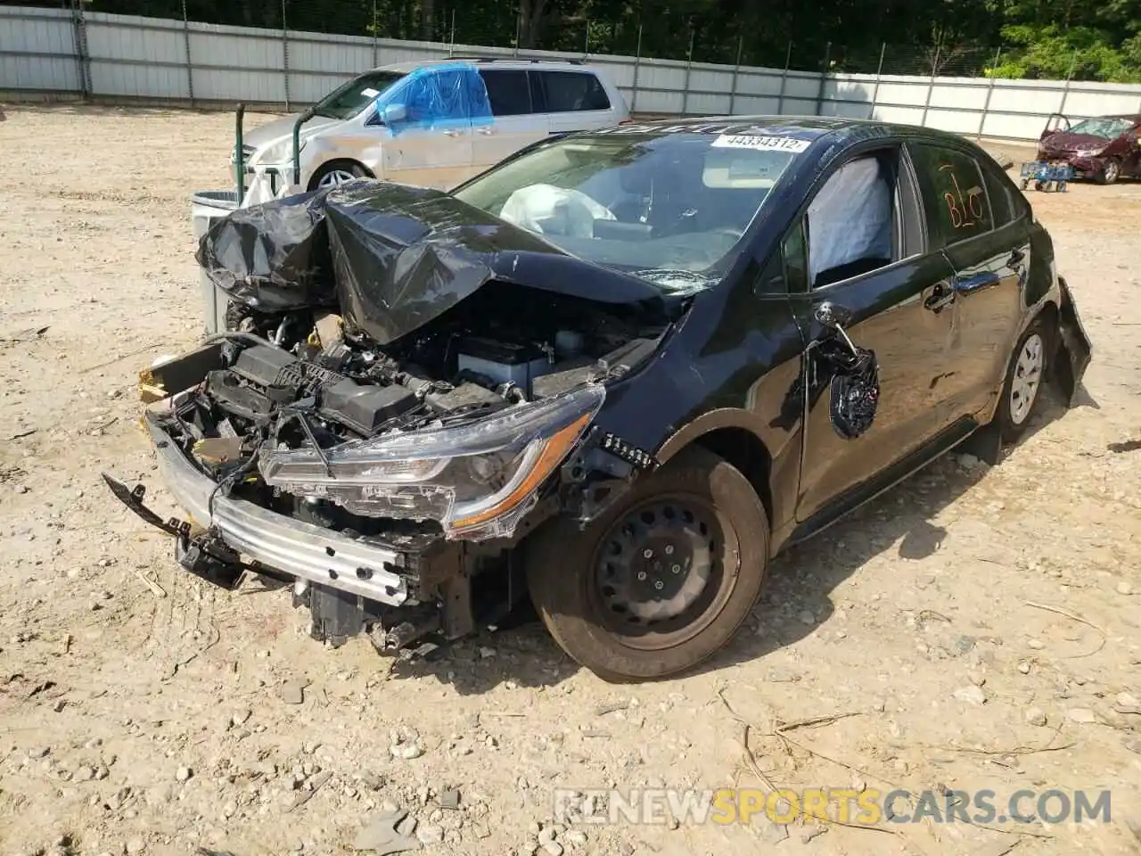 2 Photograph of a damaged car JTDDPMAE2MJ123992 TOYOTA COROLLA 2021