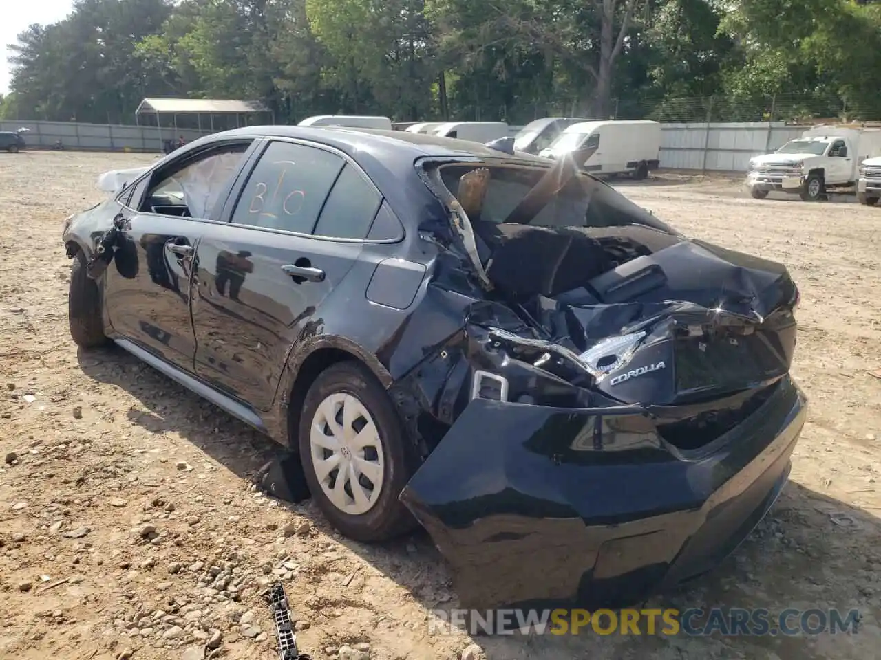 3 Photograph of a damaged car JTDDPMAE2MJ123992 TOYOTA COROLLA 2021