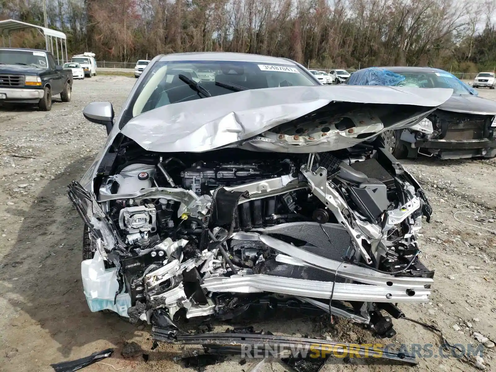 9 Фотография поврежденного автомобиля JTDDPMAE2MJ138301 TOYOTA COROLLA 2021