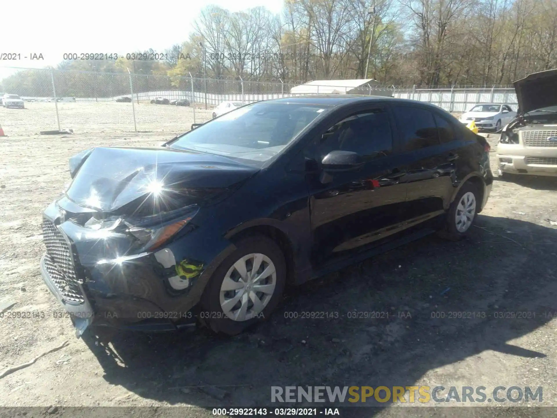 2 Photograph of a damaged car JTDDPMAE2MJ143062 TOYOTA COROLLA 2021