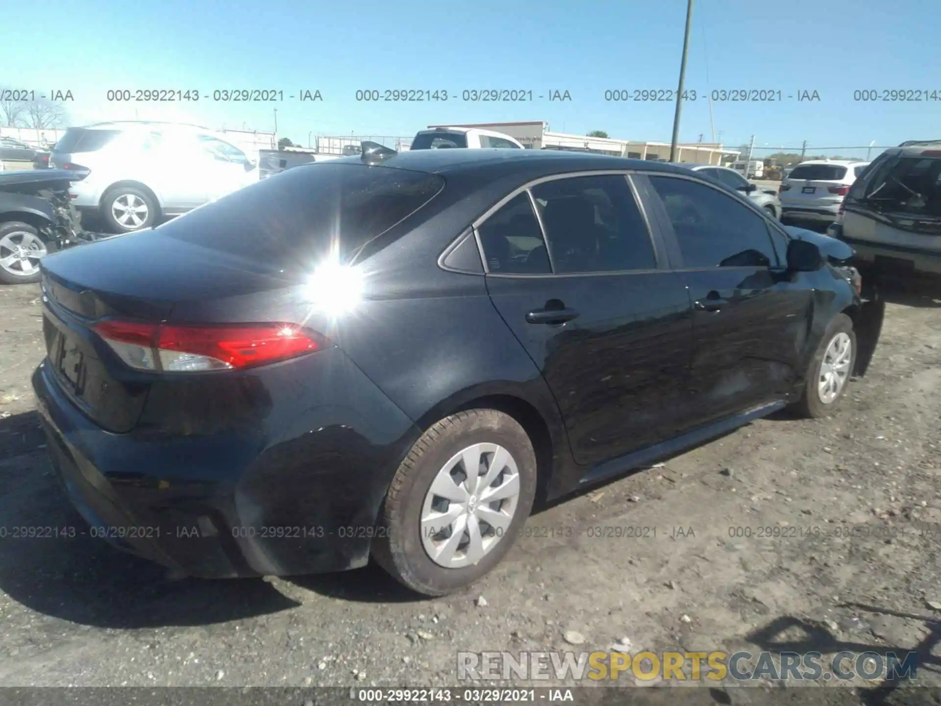 4 Photograph of a damaged car JTDDPMAE2MJ143062 TOYOTA COROLLA 2021