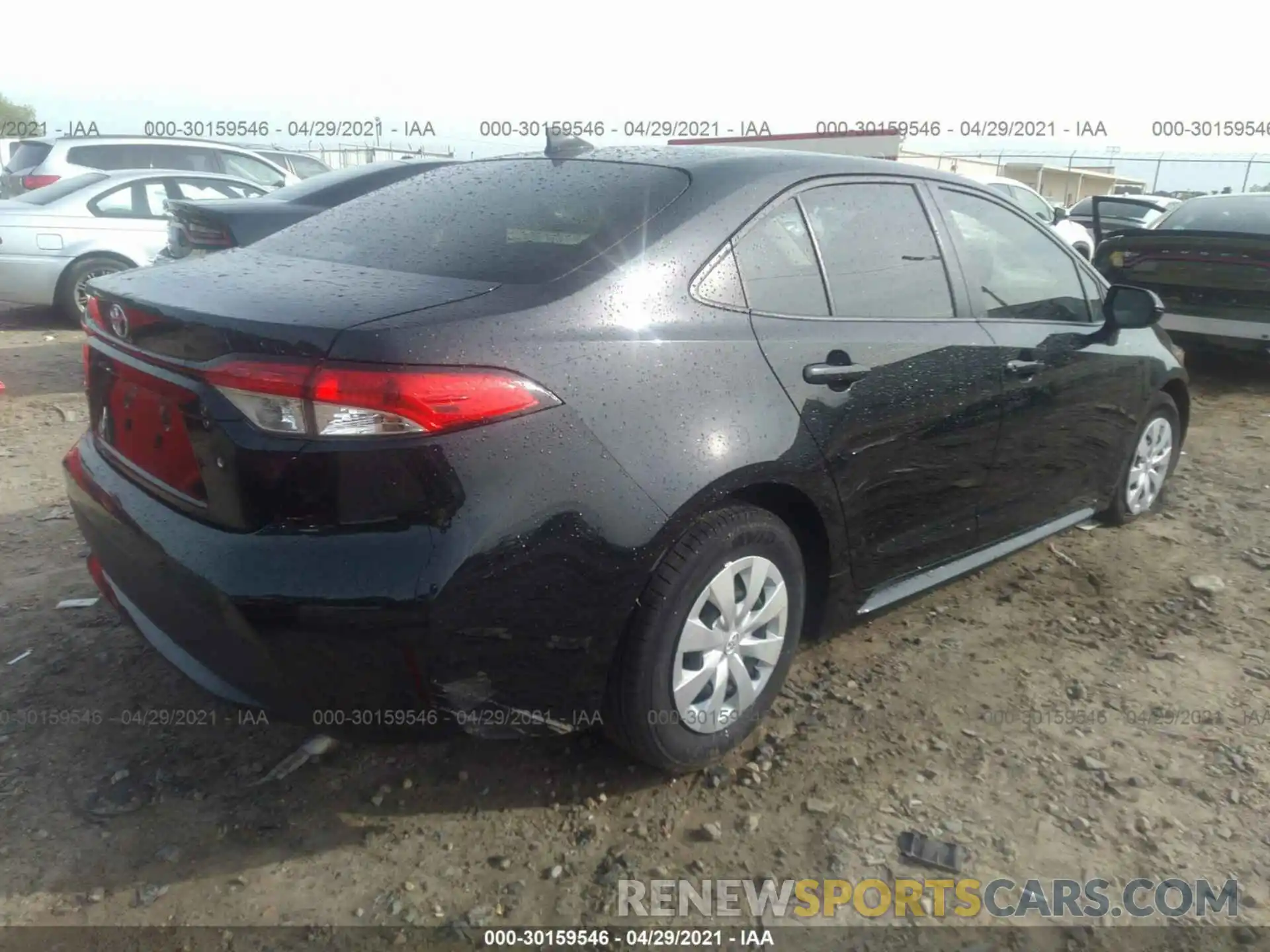 4 Photograph of a damaged car JTDDPMAE2MJ150593 TOYOTA COROLLA 2021