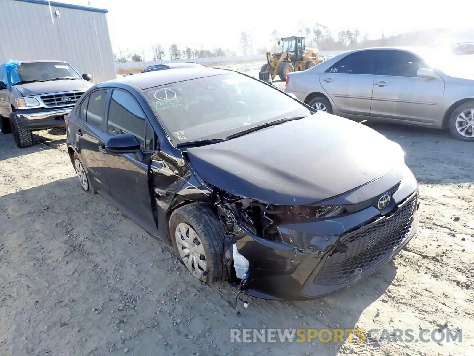 1 Photograph of a damaged car JTDDPMAE2MJ152084 TOYOTA COROLLA 2021