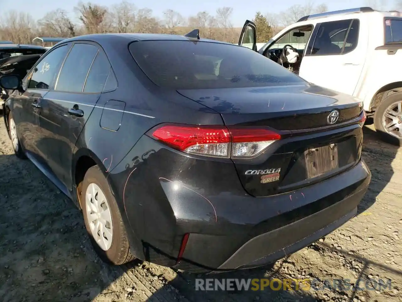 3 Photograph of a damaged car JTDDPMAE2MJ152084 TOYOTA COROLLA 2021