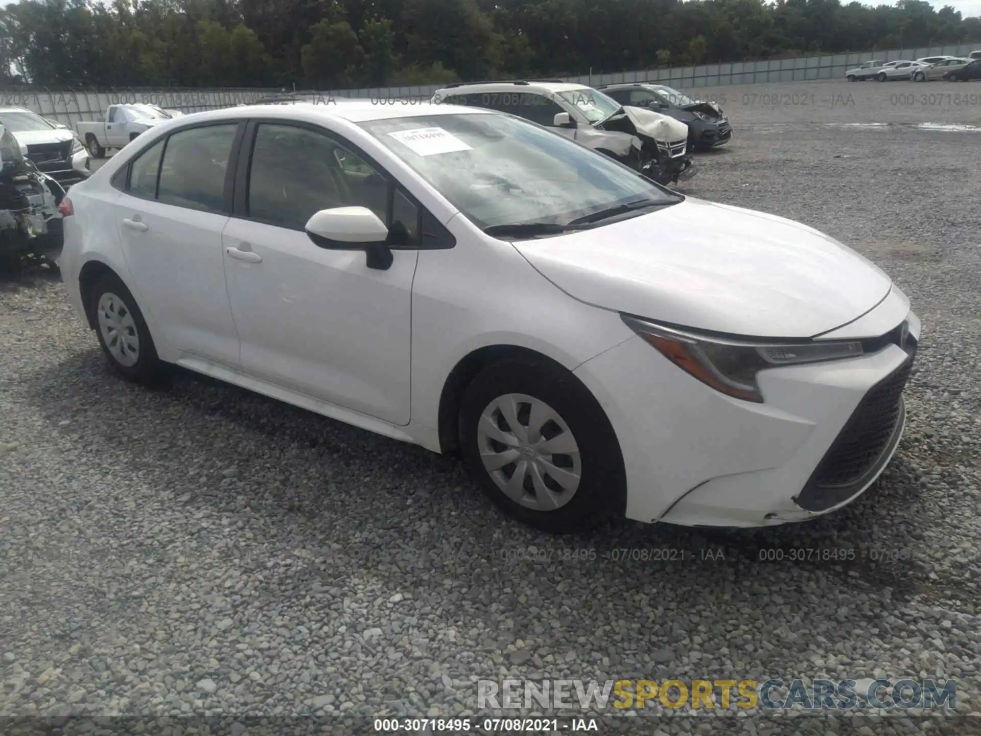 1 Photograph of a damaged car JTDDPMAE2MJ175042 TOYOTA COROLLA 2021