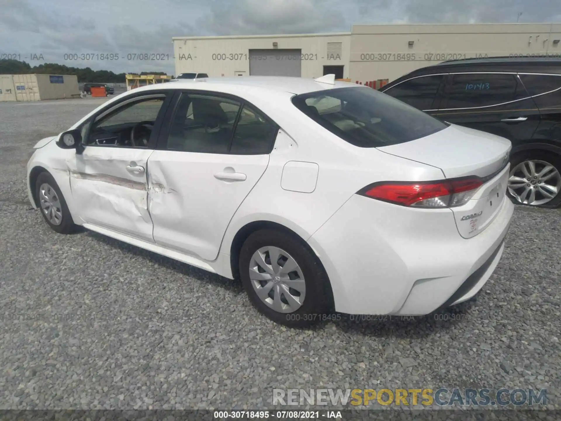 3 Photograph of a damaged car JTDDPMAE2MJ175042 TOYOTA COROLLA 2021