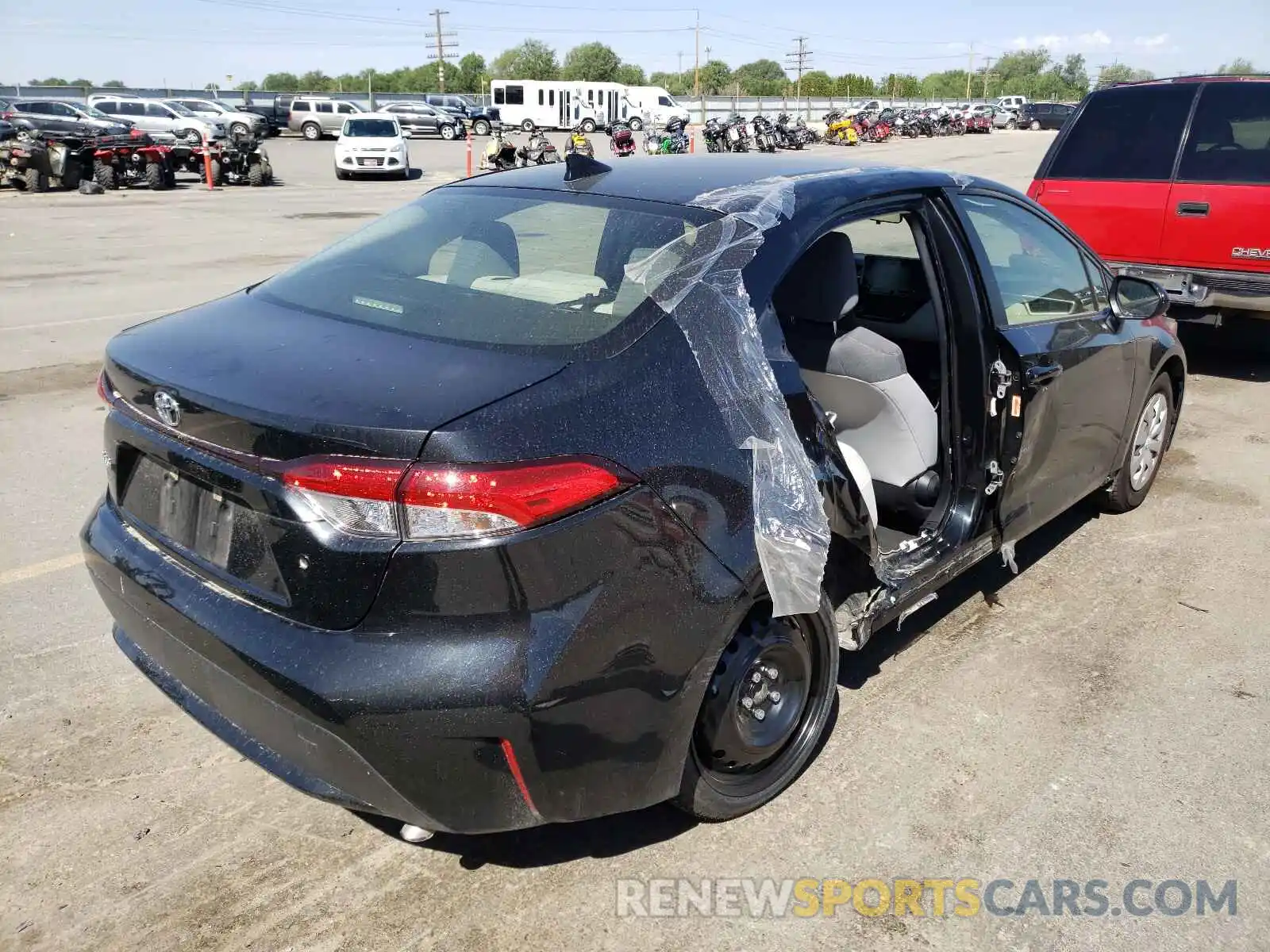 4 Photograph of a damaged car JTDDPMAE3MJ118543 TOYOTA COROLLA 2021