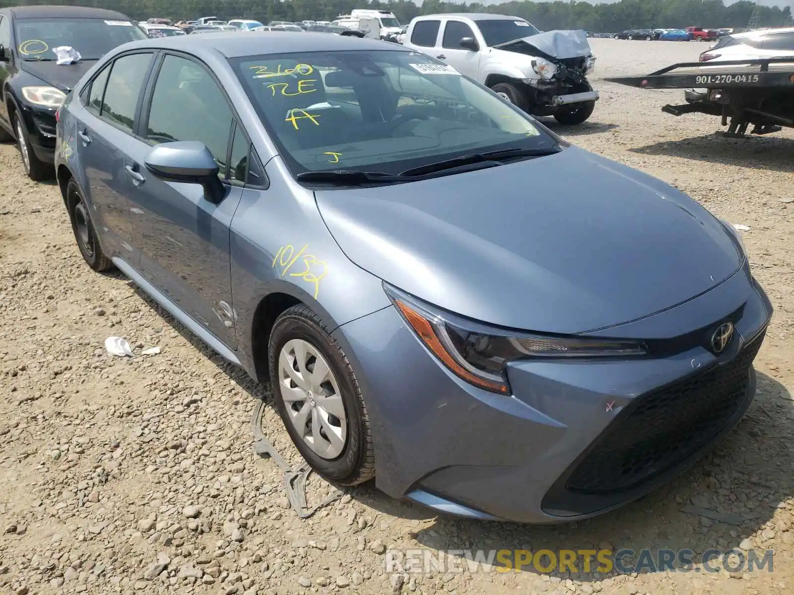 1 Photograph of a damaged car JTDDPMAE3MJ150473 TOYOTA COROLLA 2021