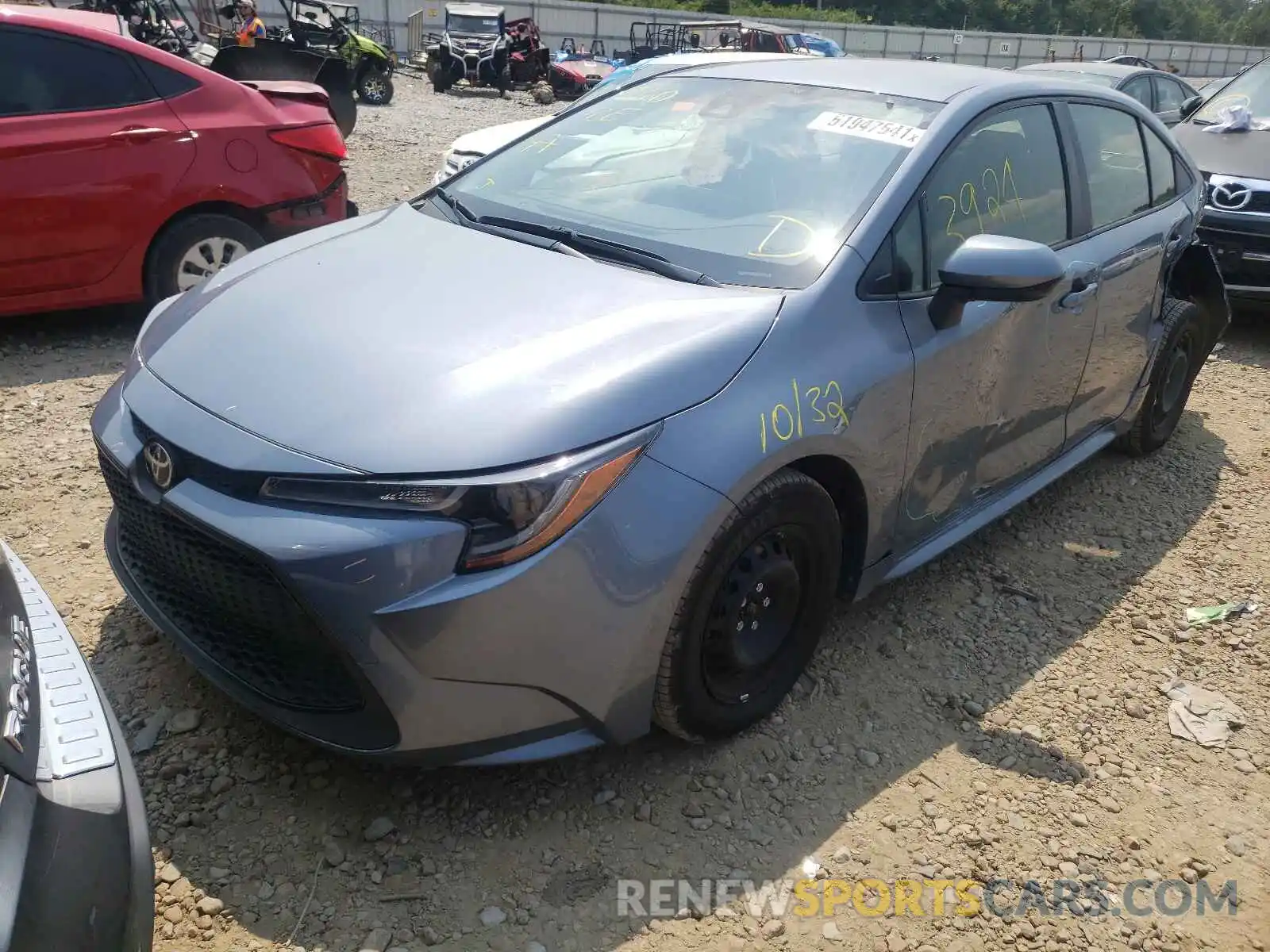 2 Photograph of a damaged car JTDDPMAE3MJ150473 TOYOTA COROLLA 2021