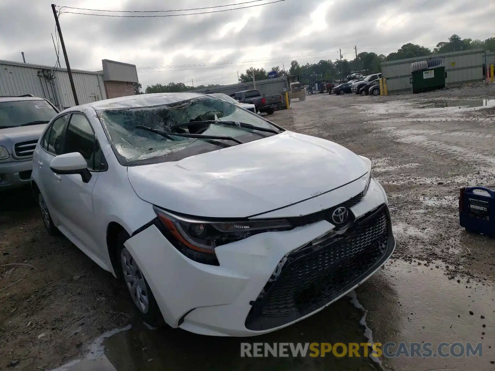 1 Photograph of a damaged car JTDDPMAE3MJ166754 TOYOTA COROLLA 2021