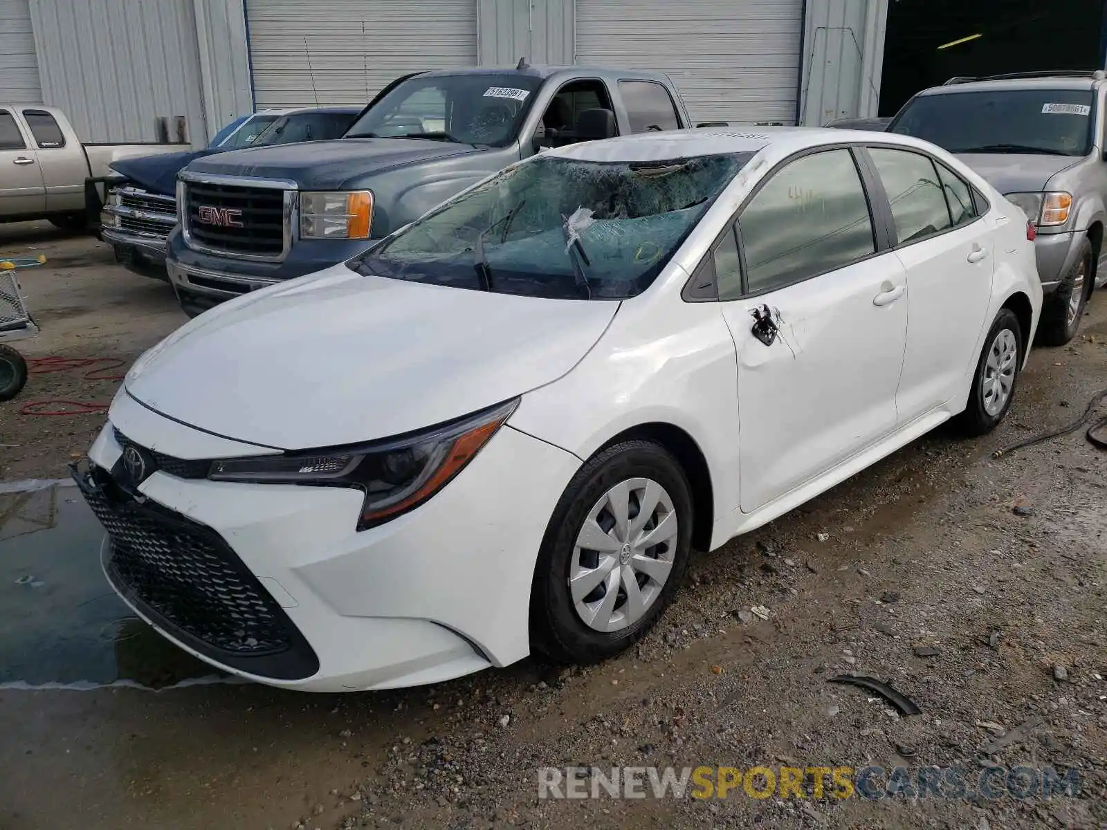 2 Photograph of a damaged car JTDDPMAE3MJ166754 TOYOTA COROLLA 2021