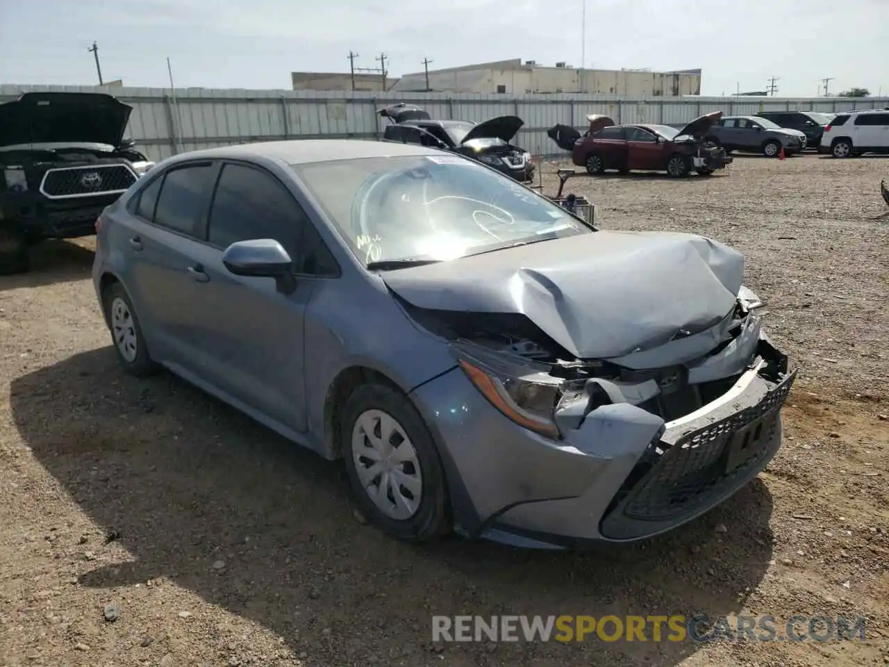 1 Photograph of a damaged car JTDDPMAE4MJ140860 TOYOTA COROLLA 2021