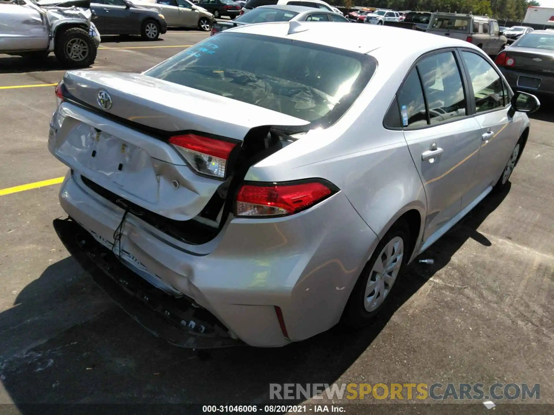 4 Photograph of a damaged car JTDDPMAE4MJ168870 TOYOTA COROLLA 2021