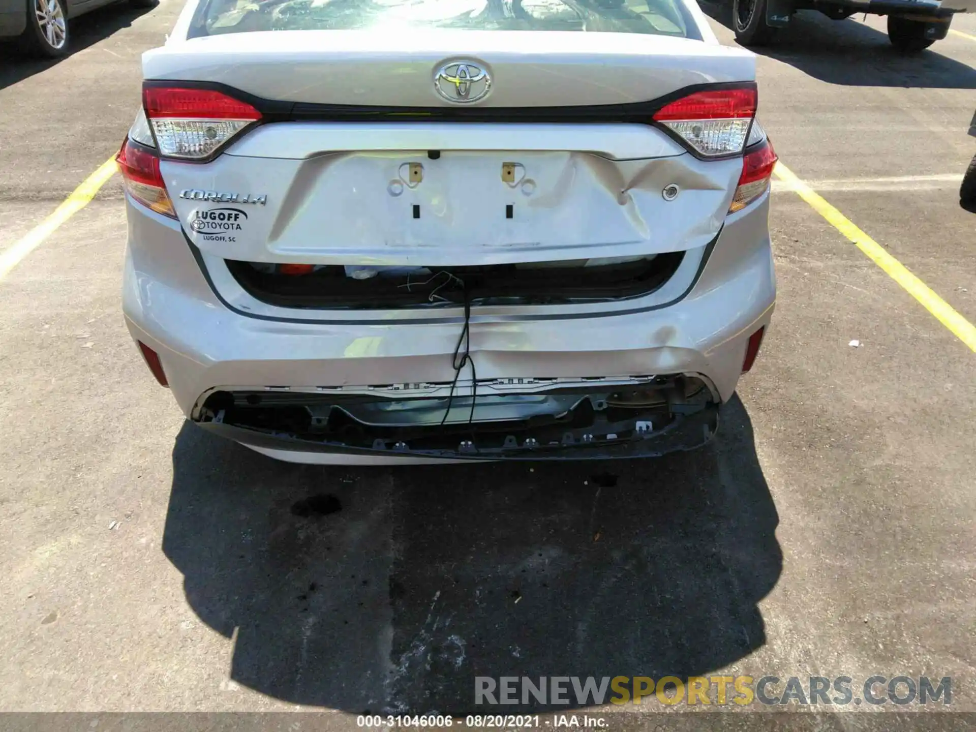 6 Photograph of a damaged car JTDDPMAE4MJ168870 TOYOTA COROLLA 2021