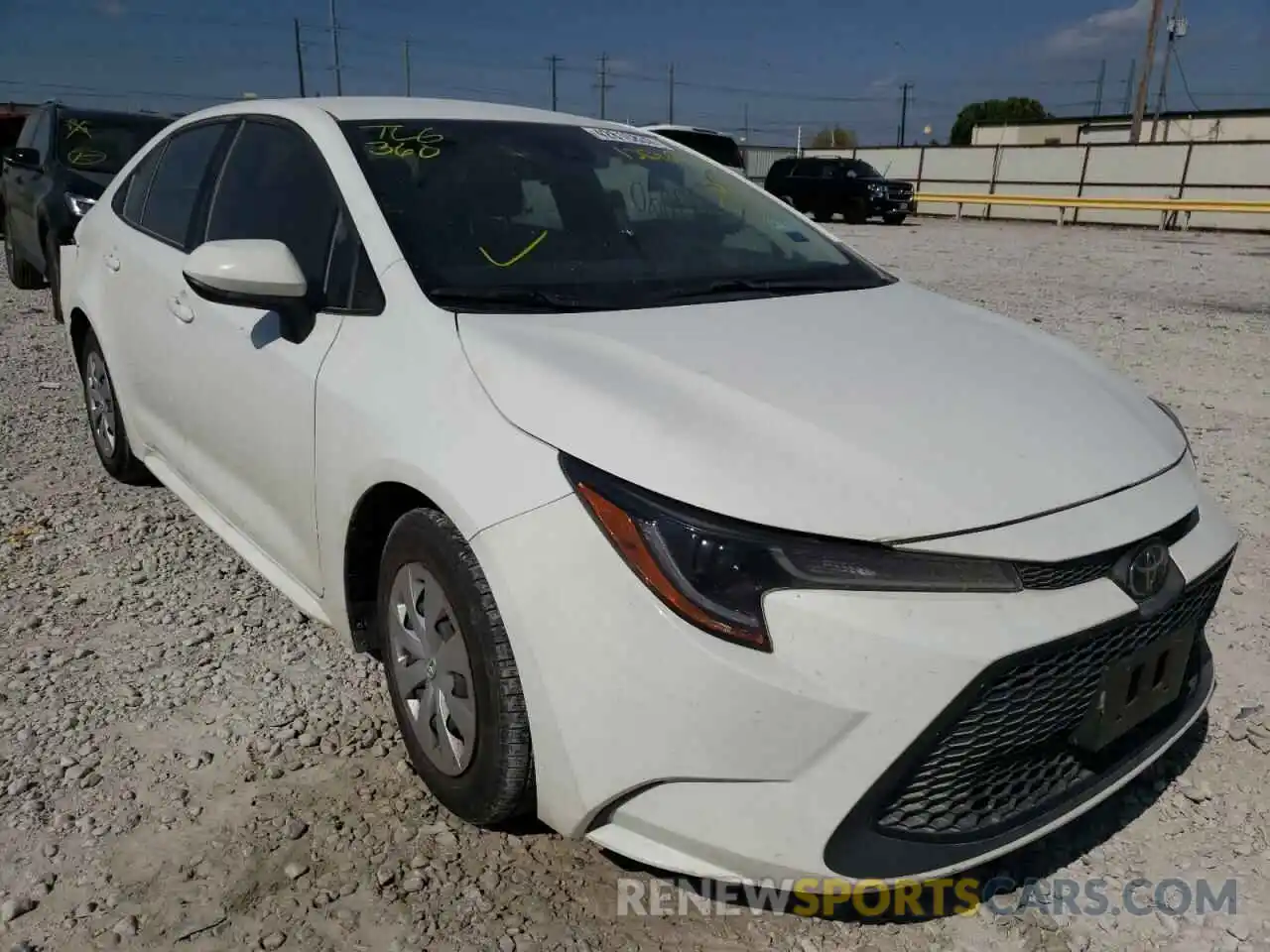 1 Photograph of a damaged car JTDDPMAE5MJ120696 TOYOTA COROLLA 2021