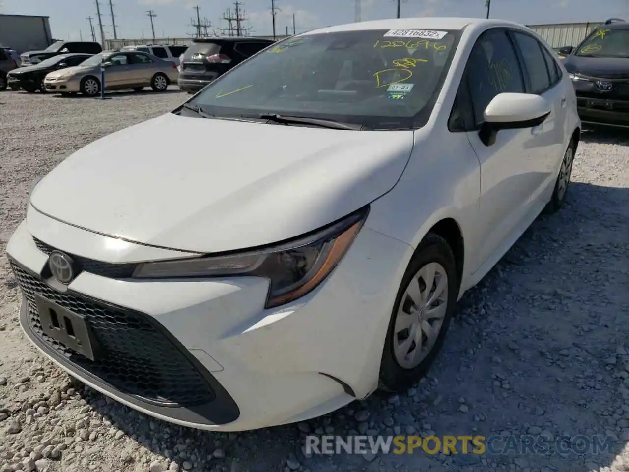 2 Photograph of a damaged car JTDDPMAE5MJ120696 TOYOTA COROLLA 2021