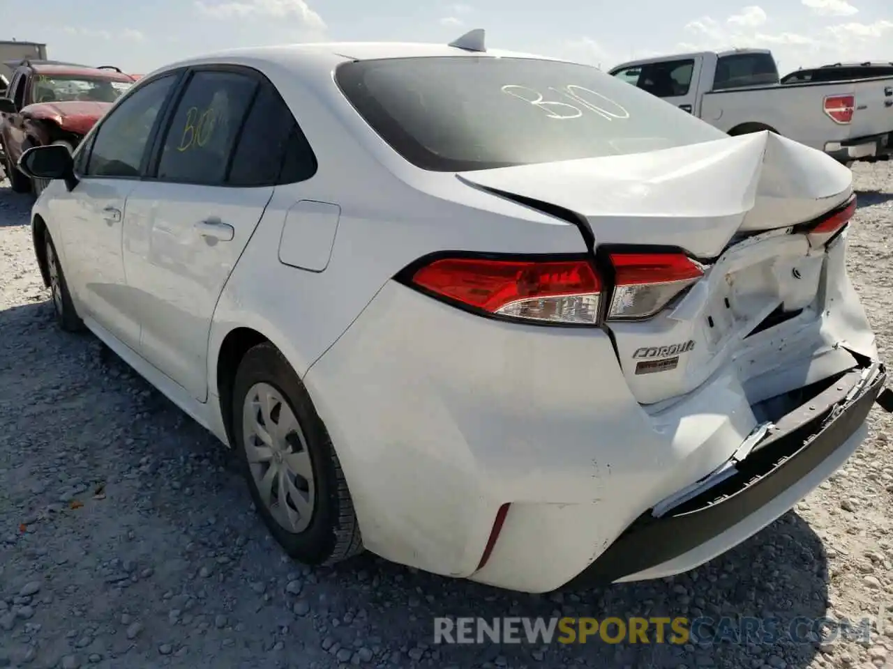 3 Photograph of a damaged car JTDDPMAE5MJ120696 TOYOTA COROLLA 2021