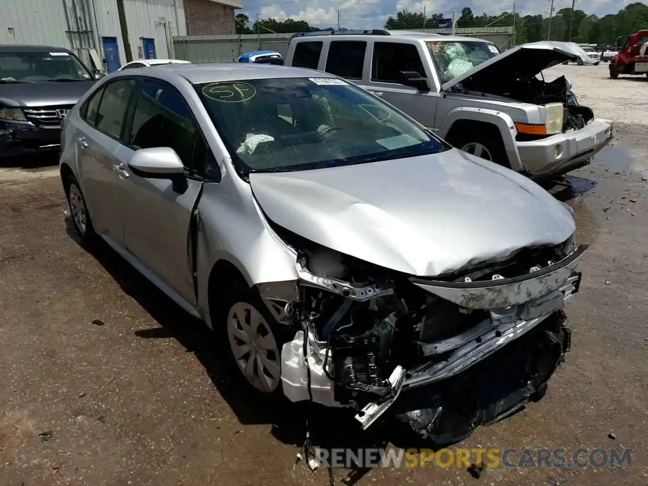 1 Photograph of a damaged car JTDDPMAE5MJ166741 TOYOTA COROLLA 2021