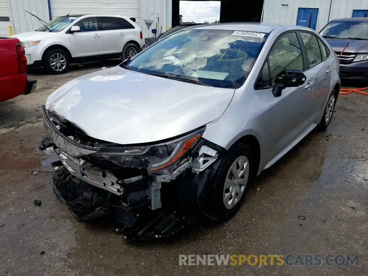 2 Photograph of a damaged car JTDDPMAE5MJ166741 TOYOTA COROLLA 2021