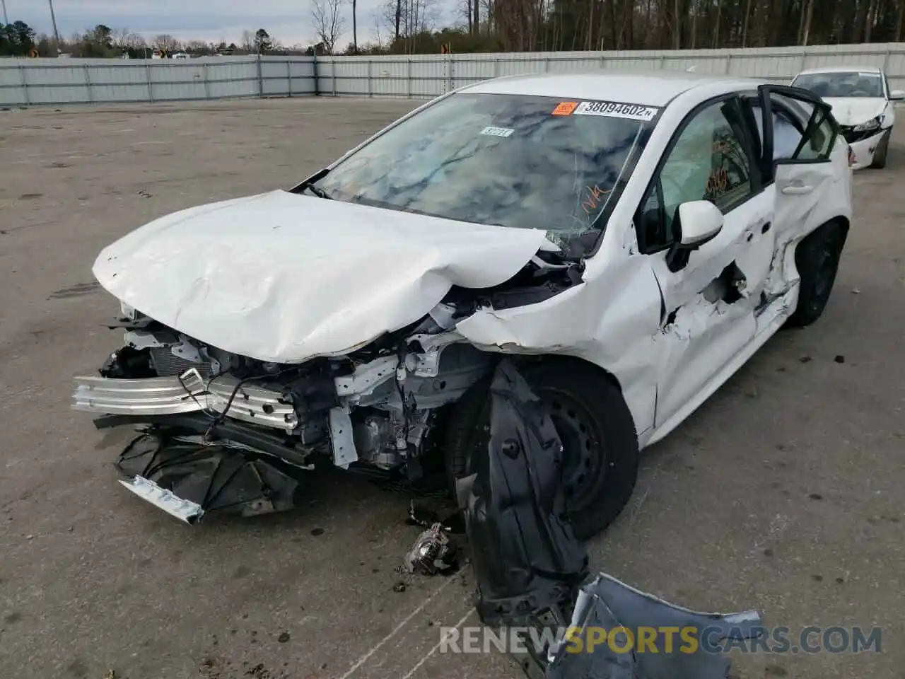 2 Photograph of a damaged car JTDDPMAE5MJ173396 TOYOTA COROLLA 2021