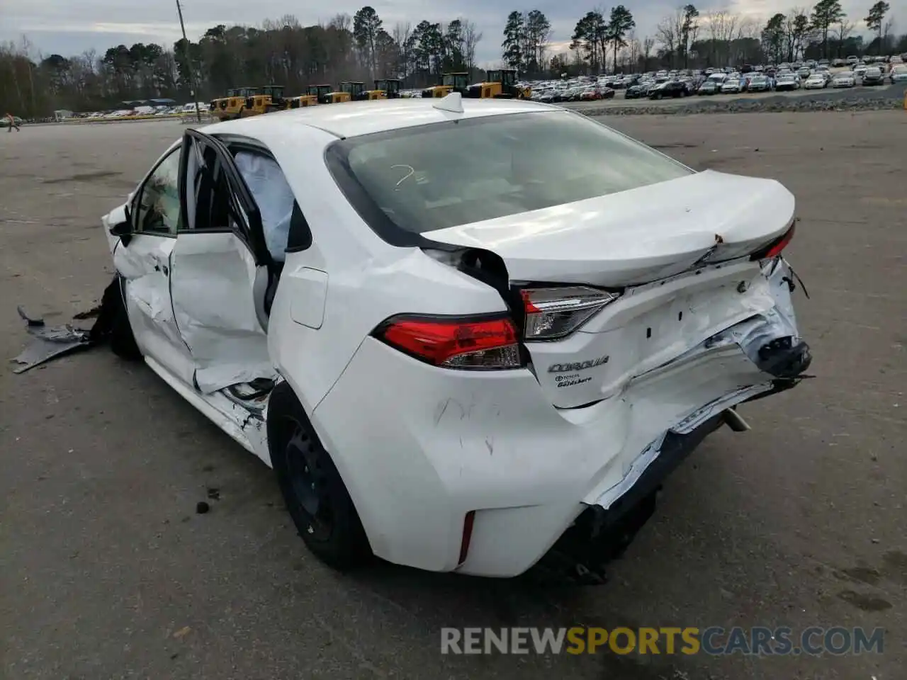 3 Photograph of a damaged car JTDDPMAE5MJ173396 TOYOTA COROLLA 2021