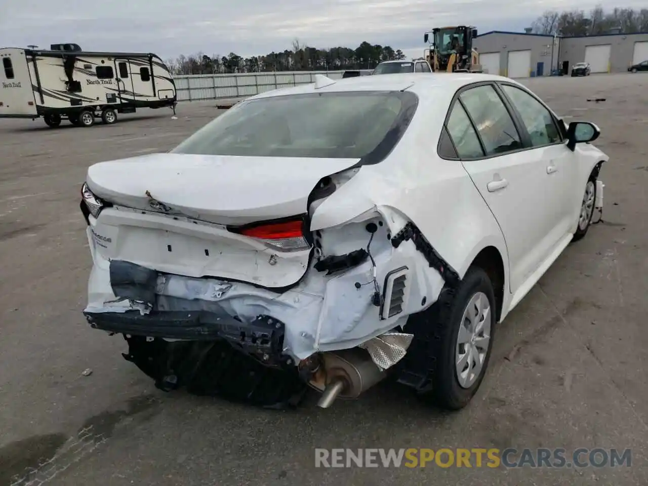 4 Photograph of a damaged car JTDDPMAE5MJ173396 TOYOTA COROLLA 2021