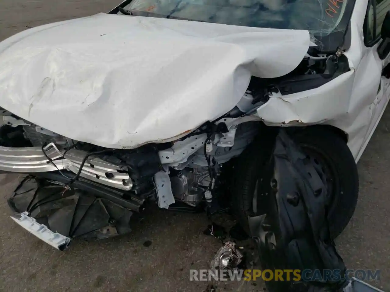 9 Photograph of a damaged car JTDDPMAE5MJ173396 TOYOTA COROLLA 2021