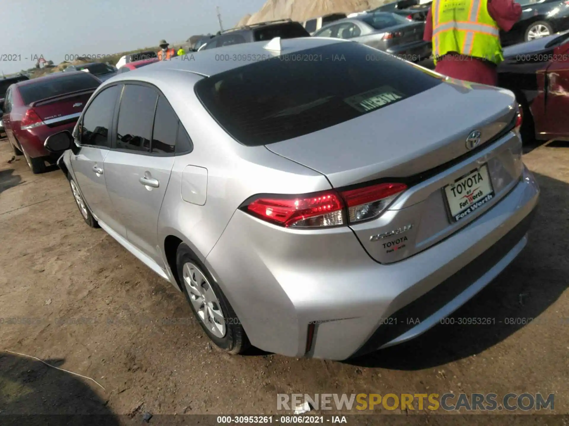 3 Photograph of a damaged car JTDDPMAE6MJ120853 TOYOTA COROLLA 2021