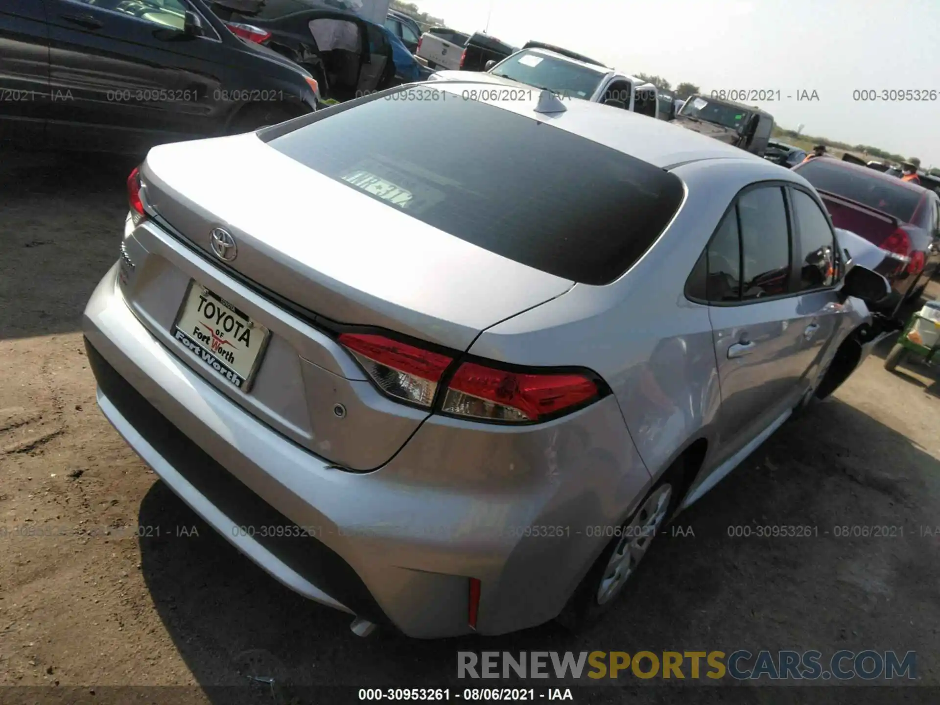 4 Photograph of a damaged car JTDDPMAE6MJ120853 TOYOTA COROLLA 2021