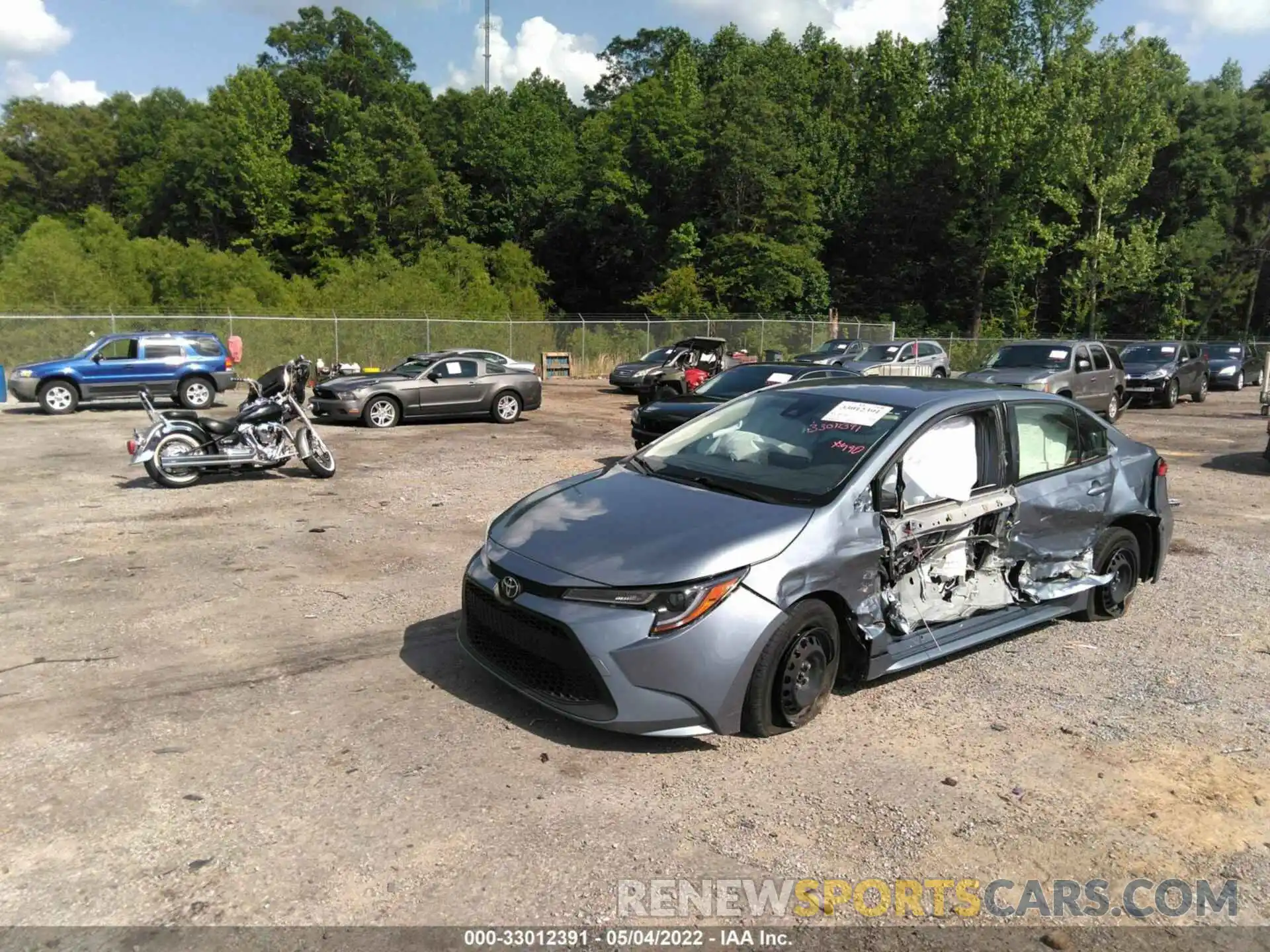 2 Photograph of a damaged car JTDDPMAE6MJ135045 TOYOTA COROLLA 2021